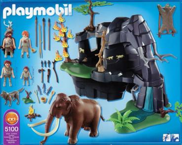Playmobil - 5100 Grosse Steinzeithöhle mit Mammut