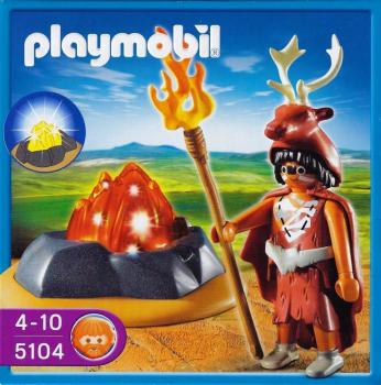 Playmobil - 5104 Feuerhüter mit LED-Feuerfels