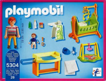 Playmobil - 5304 Dollhouse Baby Room with Cradle