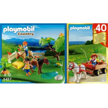Playmobil - 5457 40th Anniversary Pony Pasture Set