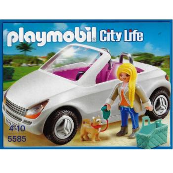 Playmobil - 5585 Convertible with Woman and Puppy
