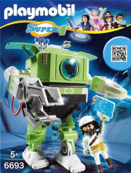 Playmobil - 6693 Super 4: Cleano-Roboter
