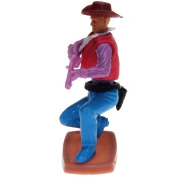 Plasty - Cowboy kniend mit Gewehr