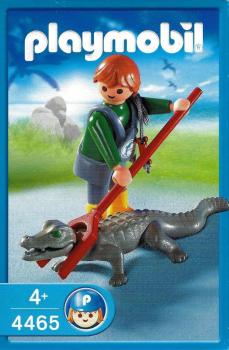 Playmobil - 4465 Soigneur d'animaux avec crocodile