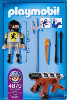Playmobil - 4870 Lion Knight Cannon Guard