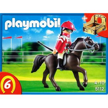 Playmobil - 5112 Arabian Horse with Jockey and Stable