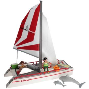 Playmobil - 5130 Catamaran Sailboat with Dolphins