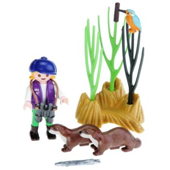 Playmobil - 5376 Young Explorer with Otters
