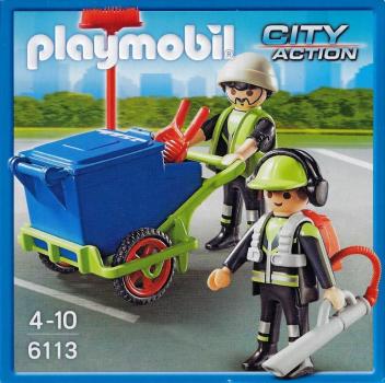 Playmobil - 6113 City Cleaning Sanitation Team