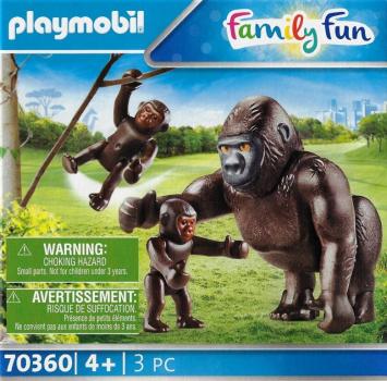 Playmobil - 70360 Gorilla mit Babys