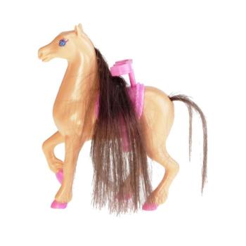 Polly Pocket G8629 - Horse Pink with bracket to Horsing Around