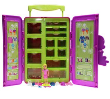 Polly Pocket H6366 - Adorable Storable Cruisin' Closet Carrycase