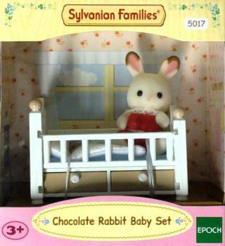 Sylvanian Families 5017 - Chocolate Rabbit Baby Set