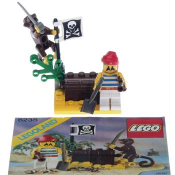 LEGO Legoland 6235 - Pirat mit Schatztruhe