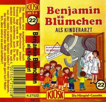 MC - Benjamin Blümchen 22 - als Kinderarzt - Auflage 80er-Jahre