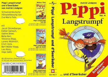 MC - Astrid Lindgren - Pippi Langstrumpf 04 - und d Seeräuber