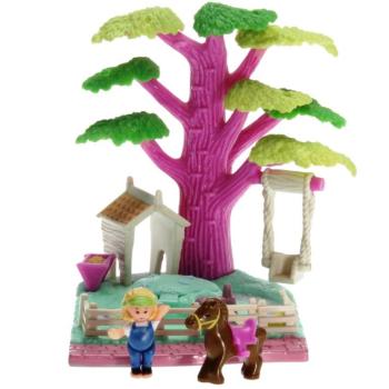 Polly Pocket Mini - 1994 - Pollyville - Shady Tree Bluebird Toys