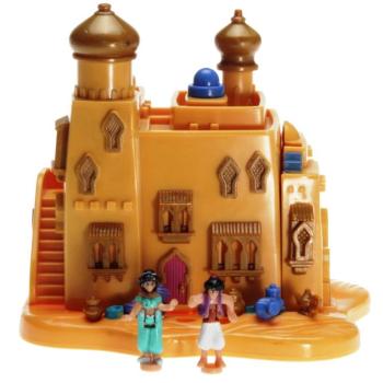 Polly Pocket Mini - 1995 - Disney - Aladdin Agrabah Marketplace Mattel Toys 14196