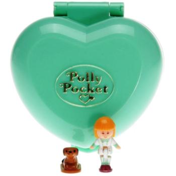 Polly Pocket Mini - 1991 - Midge's Bedtime Ring Case Bluebird Toys 900531