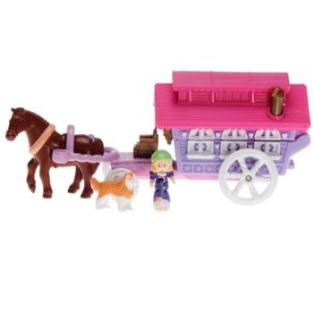 Polly Pocket Mini - 1995 - Circus Wagon on the Go Mattel Toys 14536