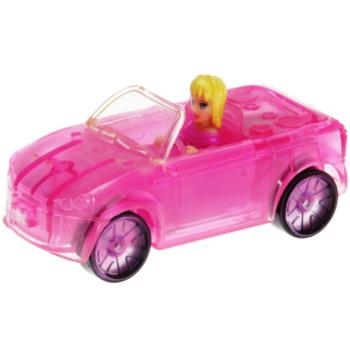 Polly Pocket Mini - 2007 - Polly Wheels Light Up 8 Red Radiance Polly
