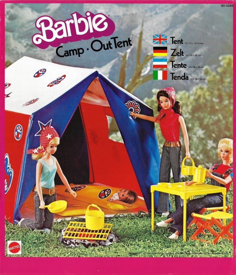 barbie camp out tent