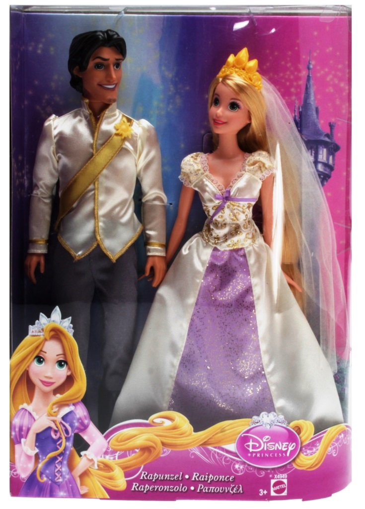 BARBIE - X4949 Barbie Disney Mariage de la princesse Raiponce et