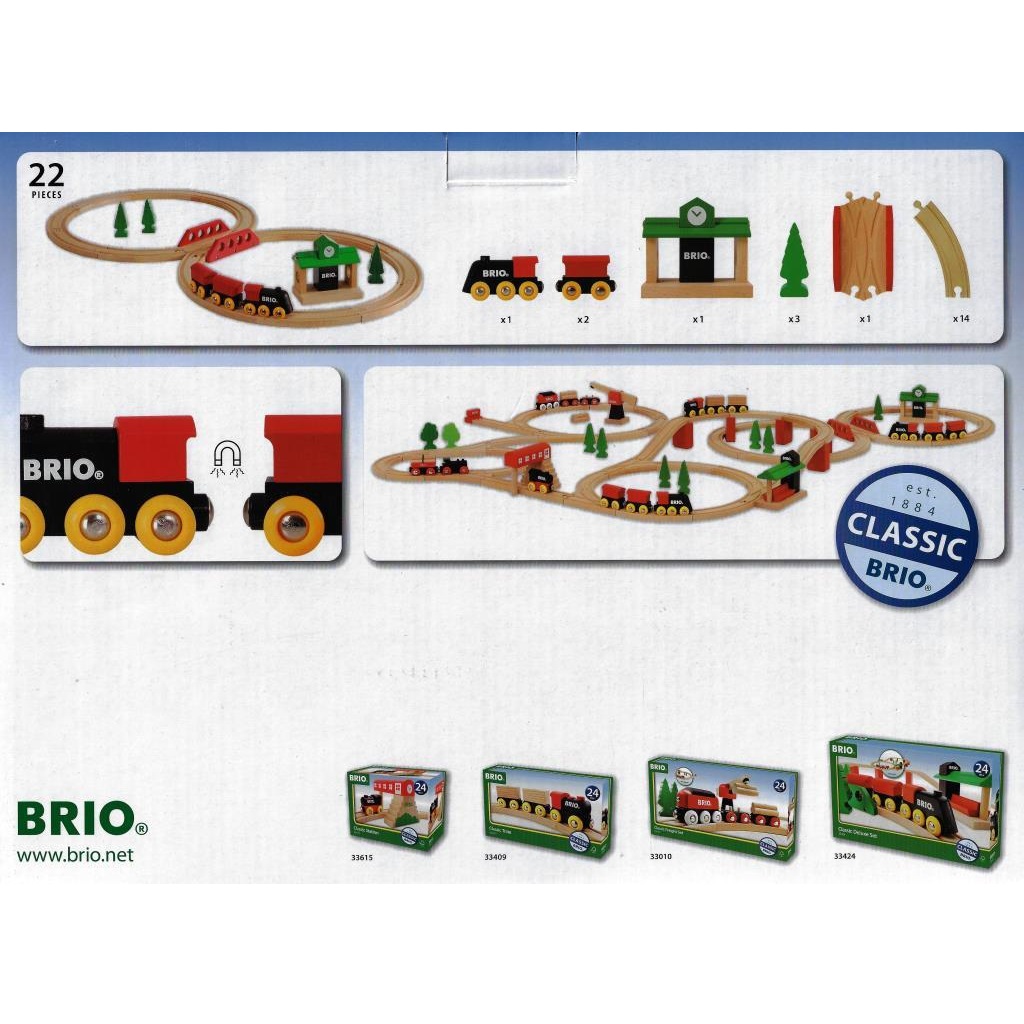 BRIO Classic - 33028 - Circuit En 8 Tradition - …