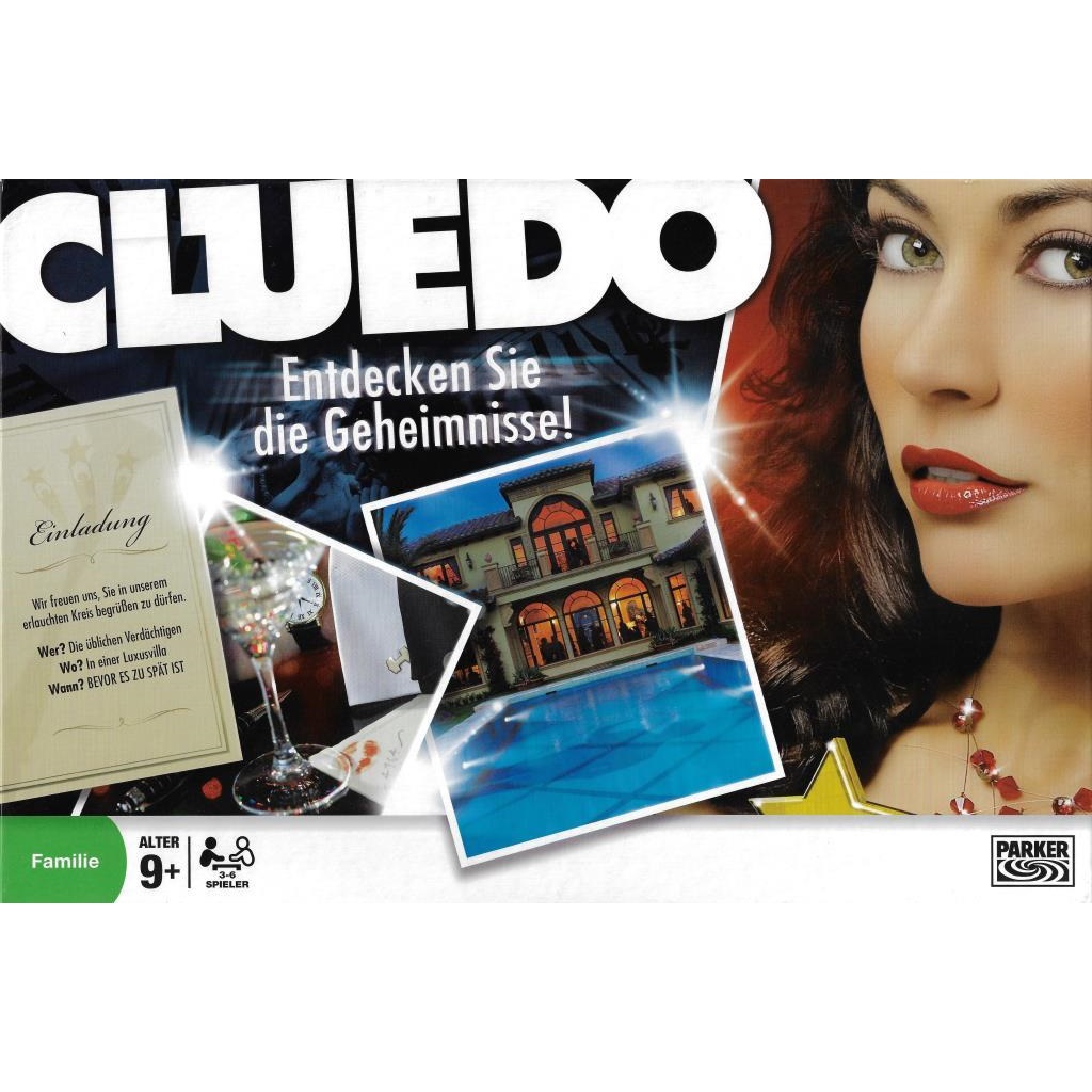 Hasbro 050840613100 - Cluedo Classic Familienspiel - Entdecken Sie