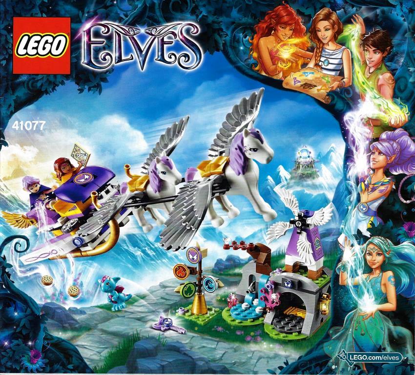 Lego elves 2025 aira's pegasus sleigh