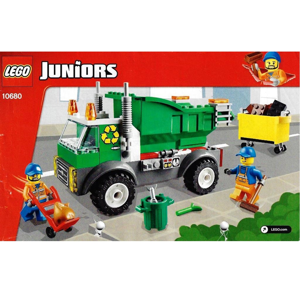 LEGO Juniors 10680 - Le camion poubelle - DECOTOYS