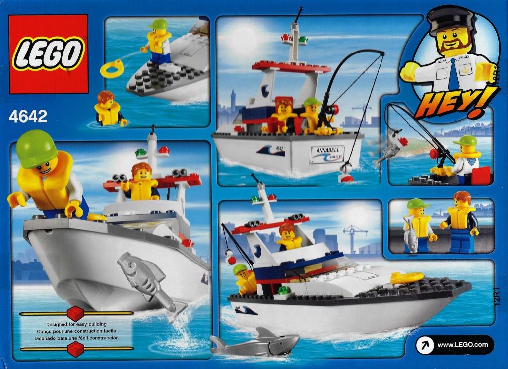 LEGO City 4642 - Le bateau de pêche - DECOTOYS