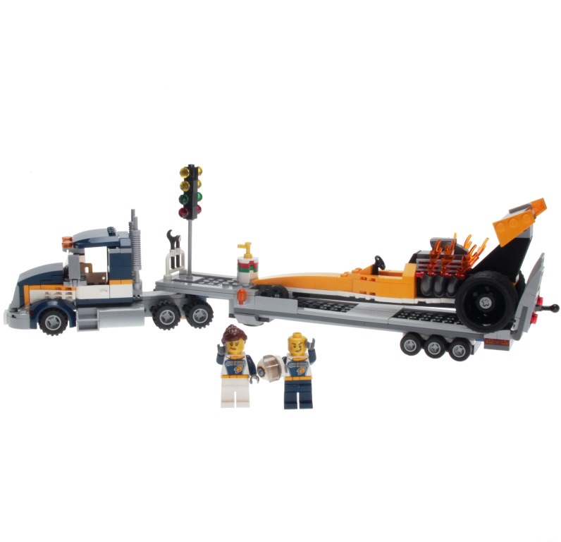 LEGO City - Dragster-Transporter