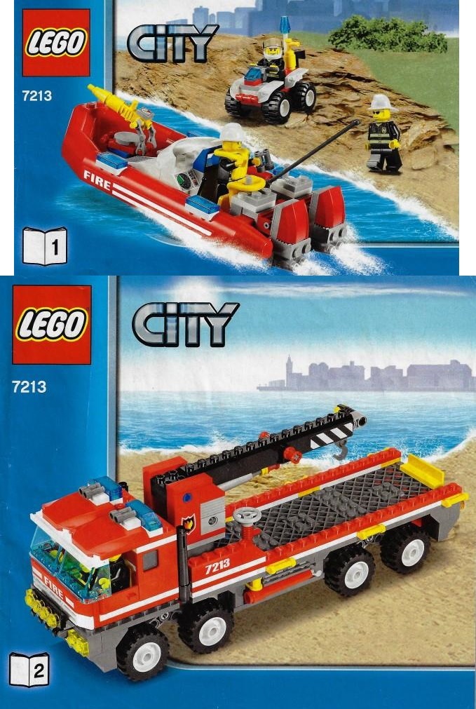 Lego off discount road fire truck