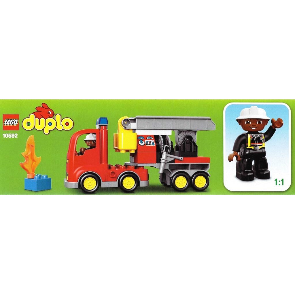 Lego Duplo - Le camion de pompier - (Inspiré de Réf 10592)
