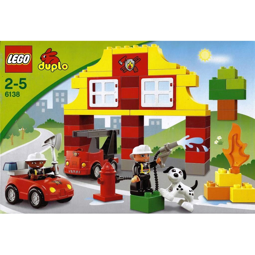 LEGO Duplo 6138 - Mon première caserne de pompiers - DECOTOYS