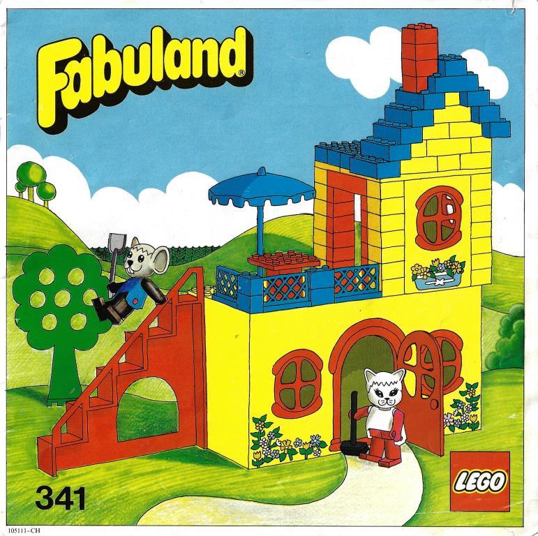 LEGO Fabuland 341 - Cathy & Morty Mouse's Cottage - DECOTOYS