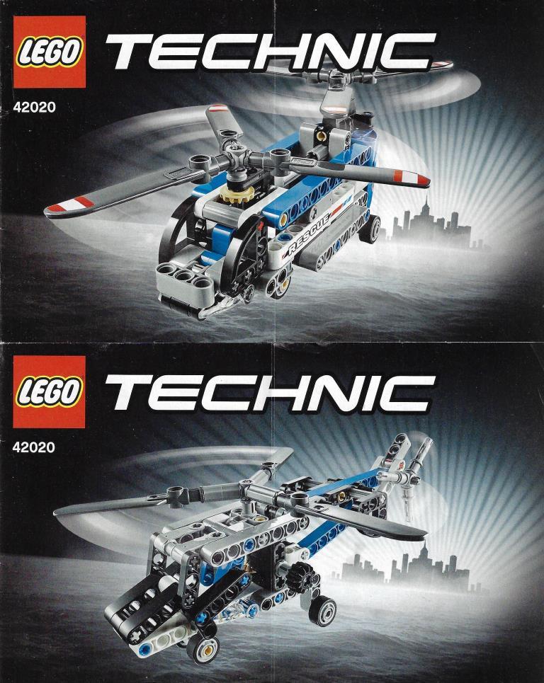 LEGO Technic 42020 - Twin Rotor Helicopter DECOTOYS