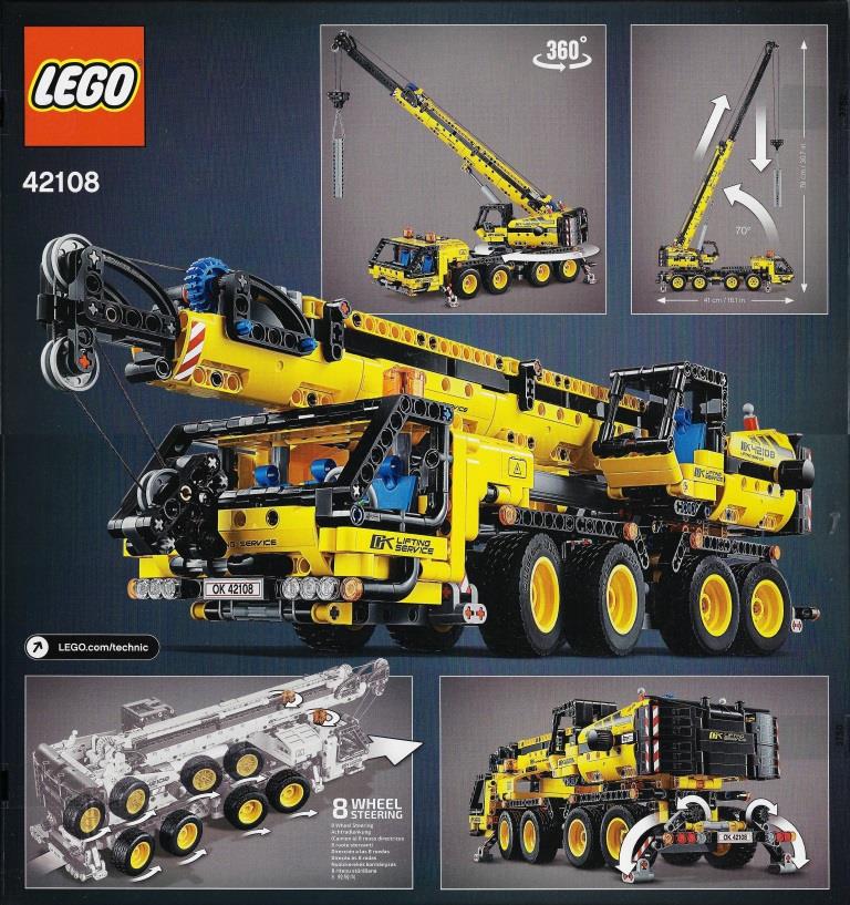 LEGO Technic 42108 Mobile Crane - DECOTOYS