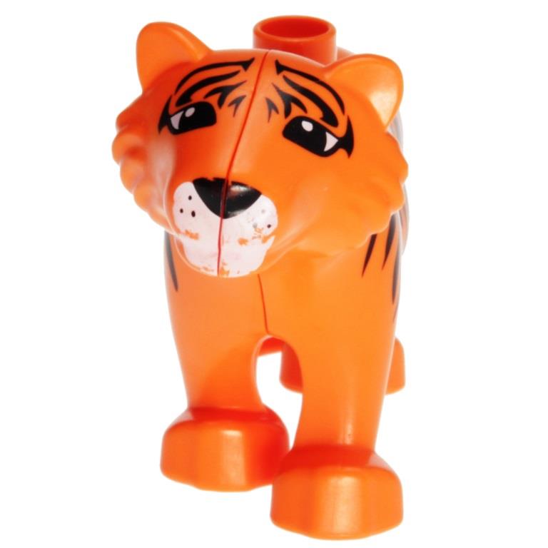 LEGO Duplo - Animal Tiger Orange Adult Second Version - DECOTOYS