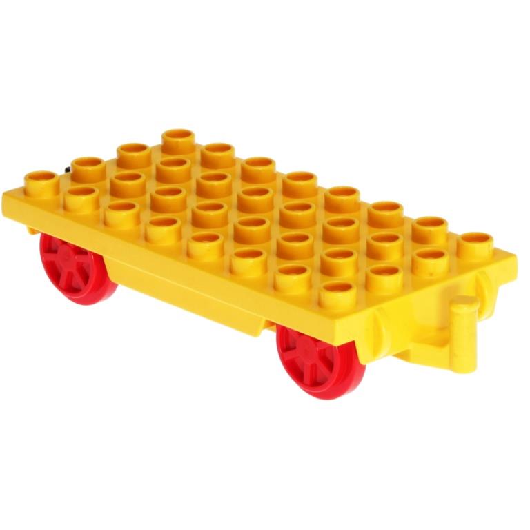 LEGO Duplo Train Wagon 4 x 8 with Moveable Hook (64666 / 76349