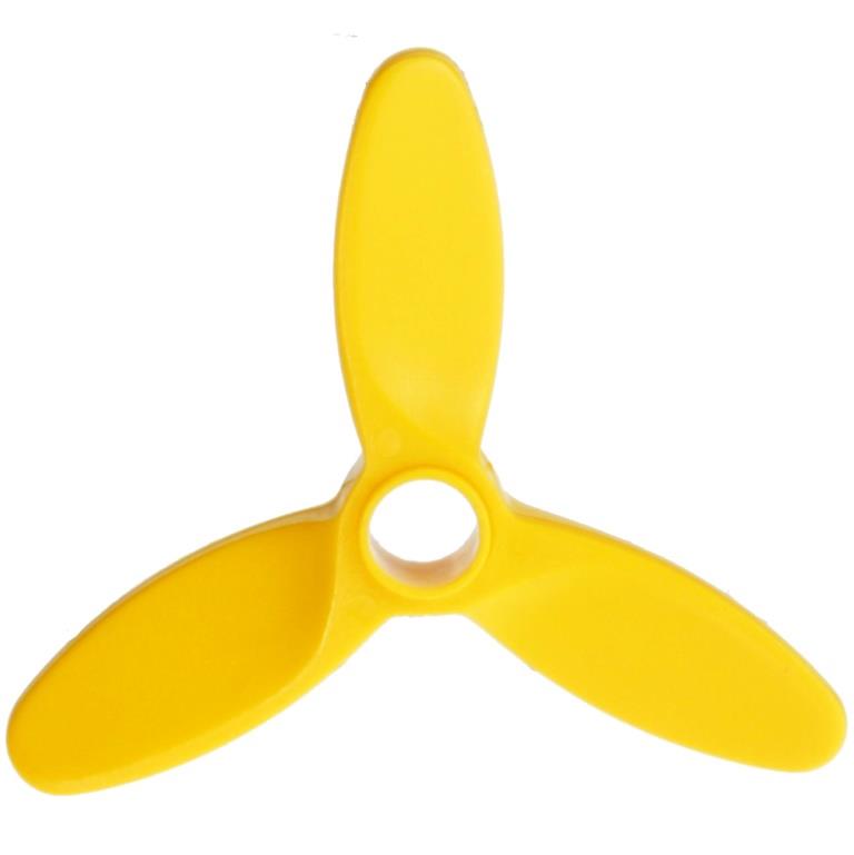 LEGO Yellow Propeller 2 Blade 5.5 Diameter (4745)