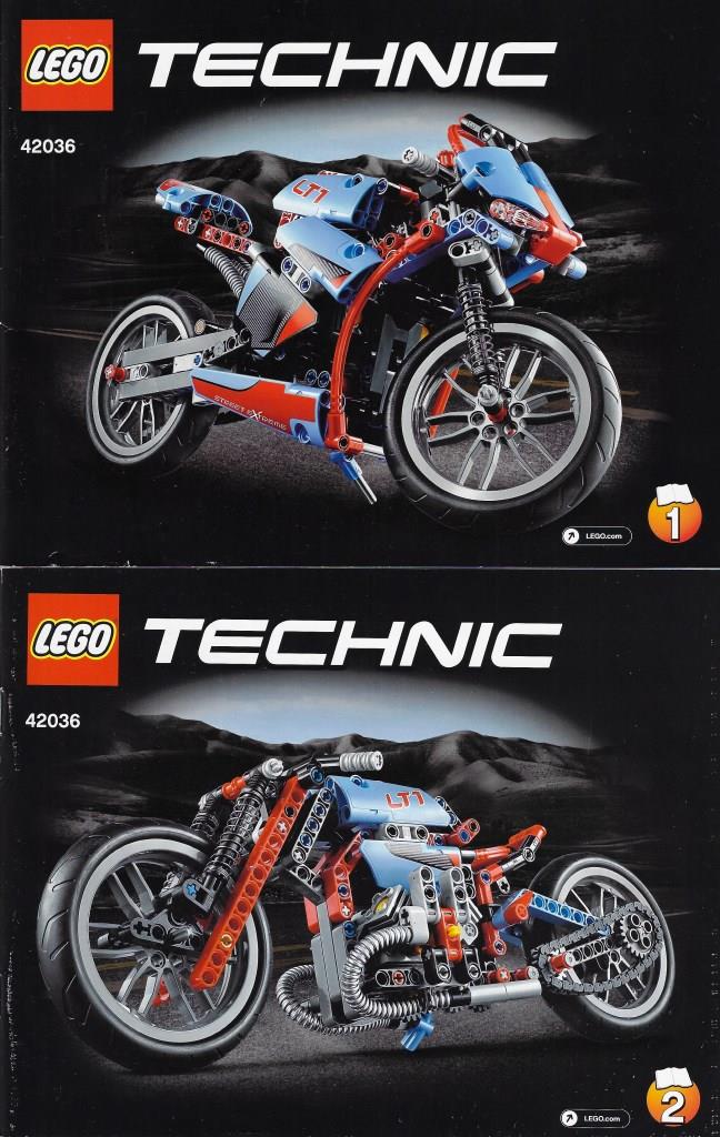 LEGO Technic 42036 - La moto urbaine - DECOTOYS