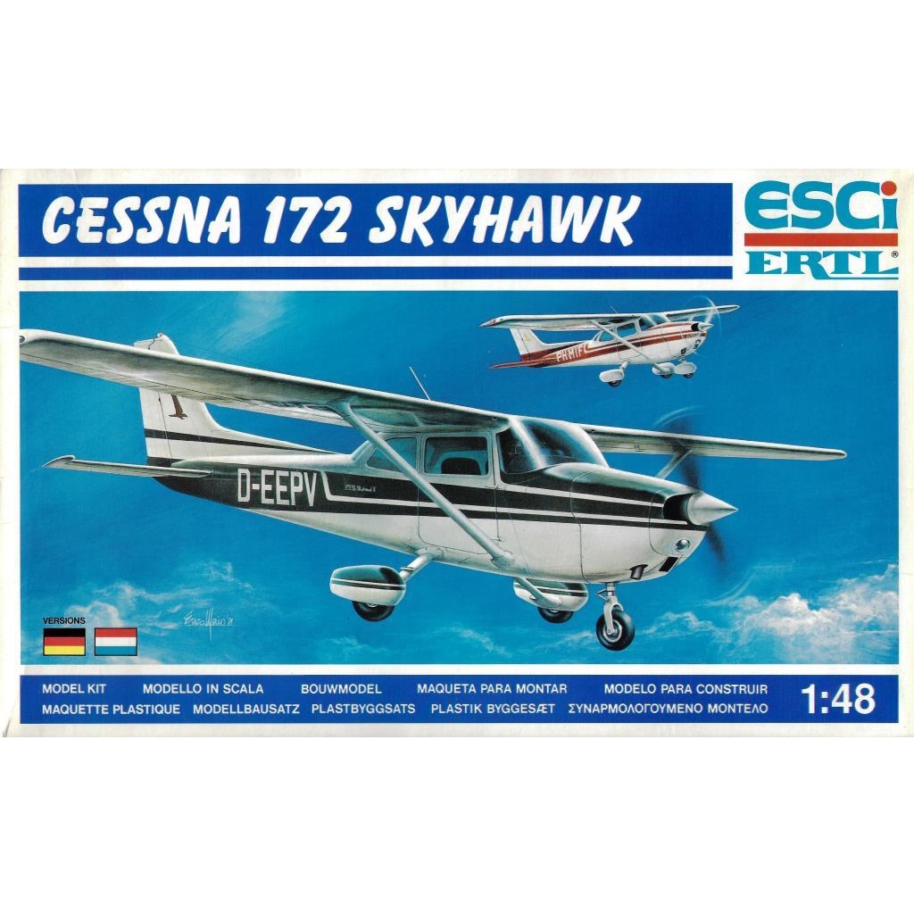 ESCI-ERTL 4064 - Cessna 172 Skyhawk - 1:48 - DECOTOYS