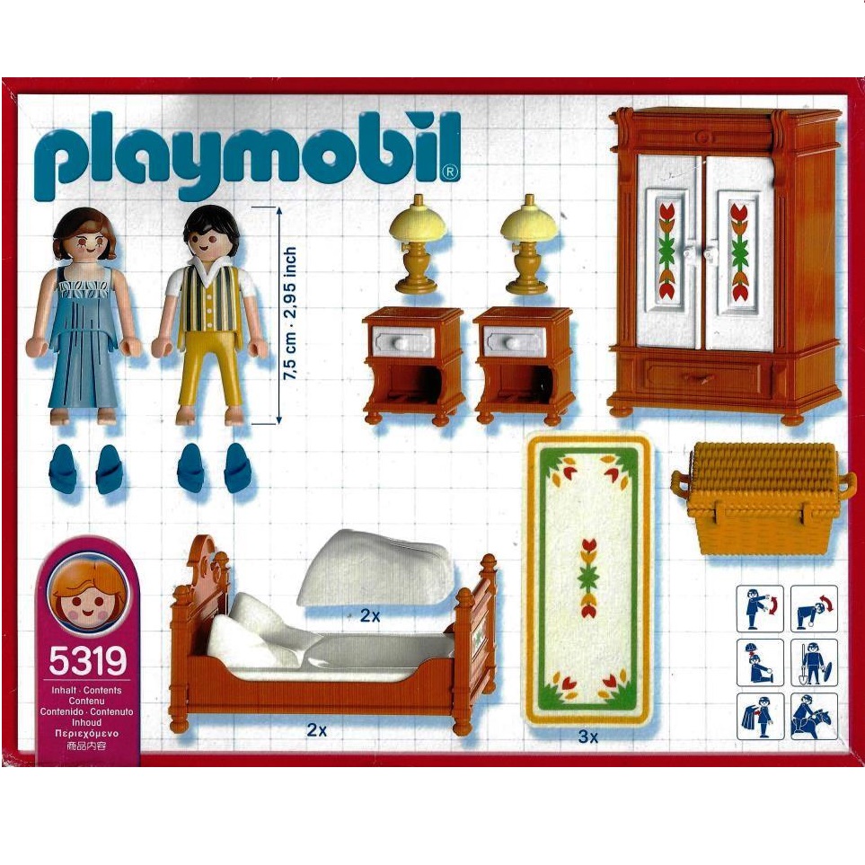 Playmobil - 5319 Parents / chambre traditionnelle - DECOTOYS
