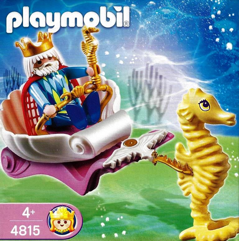 Playmobil Roi de mer avec calèche royal
