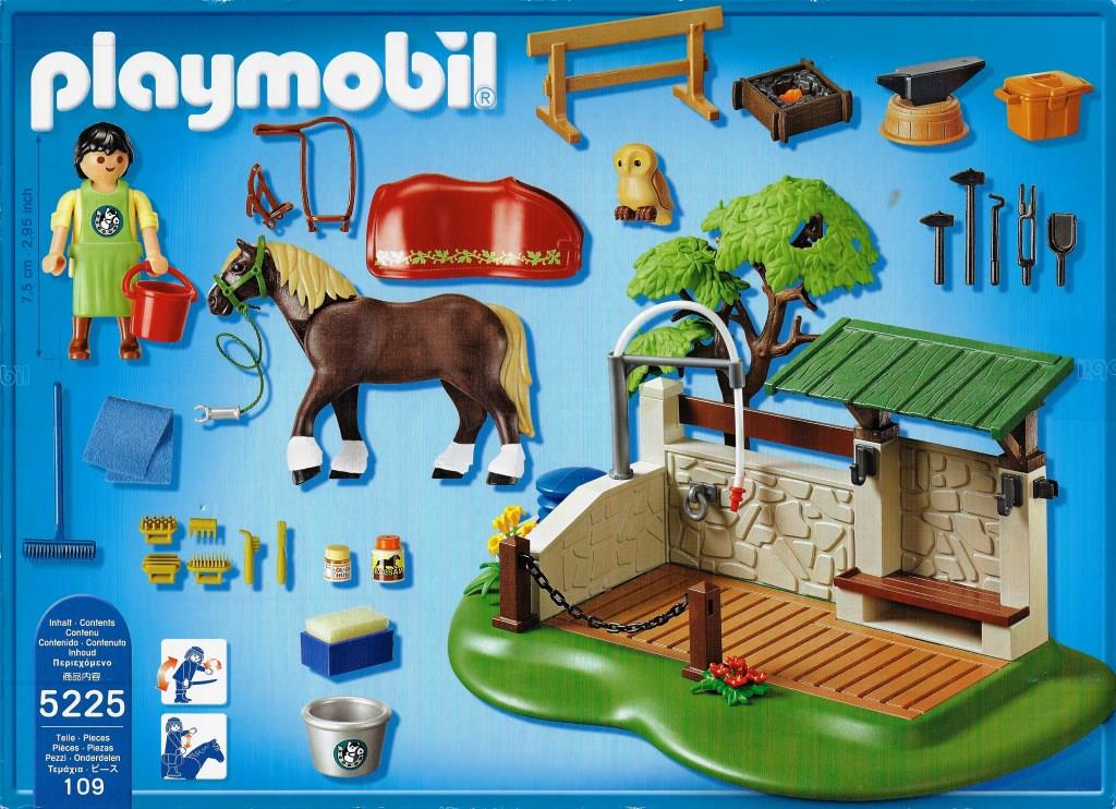 Playmobil country 5225 (box de soin pour chevaux)