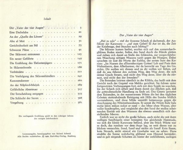 Karl May - Die Sklavenkarawane - Auflage 1962 Neue Schweizer Bibliothek