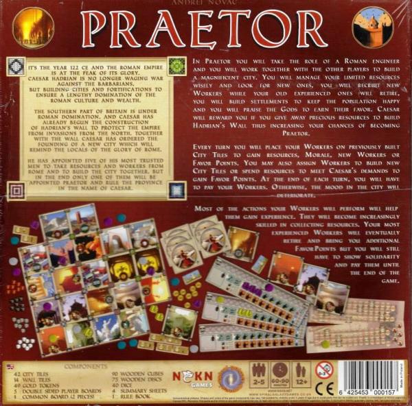 NSKN Legendary Games - Praetor Board Game