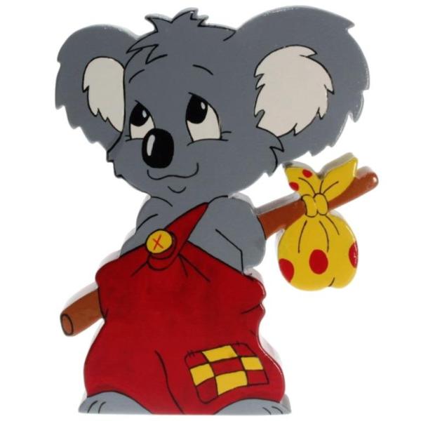 Holzfigur - Koala stehend